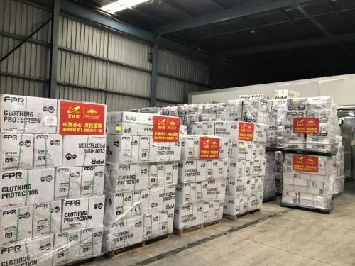 碧桂園海外采購物資聯(lián)手南航直飛武漢 捐贈(zèng)的酒精 農(nóng)產(chǎn)品也在路上